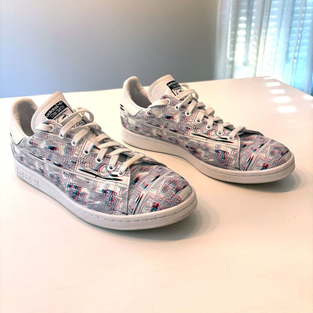 Adidas Men's‎ Stan Smith Disney 3D Limited Edition Mickey Mouse Sneakers Size 12